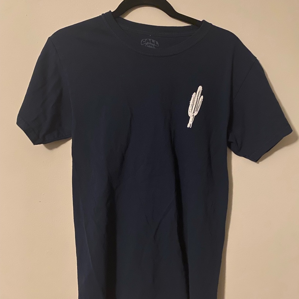 Navy Blue Cactus Desert Shirt